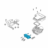 OEM 1999 Chevrolet Express 2500 Valve Kit, Brake Combination (Stamped E) Diagram - 12384466