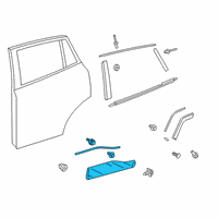 OEM Toyota RAV4 Prime Lower Molding Diagram - 75077-0R070