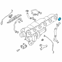 OEM 2014 BMW 740i Turbocharger Gasket Diagram - 11627593303