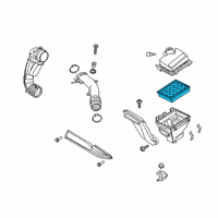 OEM 2022 Lincoln Nautilus Filter Element Diagram - DS7Z-9601-D