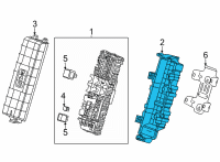 OEM 2021 Chevrolet Corvette Lower Cover Diagram - 84716379