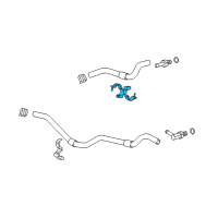 OEM Toyota Inlet Hose Clip Diagram - 32923-45010