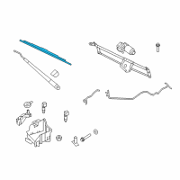 OEM 2011 Lincoln Navigator Front Blade Diagram - 8L1Z-17528-B