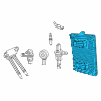 OEM 2021 Ram 2500 MODULE-ENGINE CONTROLLER Diagram - 68434940AC