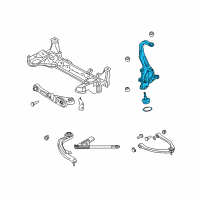 OEM Infiniti Spindle - KNUCKLE, RH Diagram - 40014-AL85J