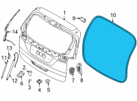 OEM Kia Carnival W/STRIP-Tail Gate Op Diagram - 81761R0000