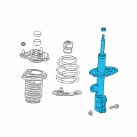 OEM 2019 Toyota C-HR Strut Diagram - 48520-F9051