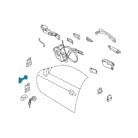 OEM Infiniti Check Link Assembly-Front Door LH Diagram - 80431-1CA0A