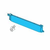 OEM Jeep Grand Cherokee Cooler-Power Steering Diagram - 68069651AC