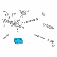 OEM 2014 Acura RDX Baffle, Eps Heat Diagram - 53692-TX4-A00