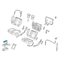 OEM 2018 Honda Pilot Cup Holder, Middle Seat (Shadow Beige) Diagram - 81790-TG7-A01ZA