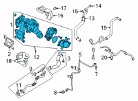 OEM 2021 Kia K5 Turbocharger Diagram - 282312M820