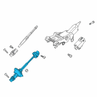 OEM 2020 Ford Mustang Upper Shaft Diagram - FR3Z-3E751-C