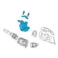 OEM Honda CR-Z Lock Assy., Steering Diagram - 06351-T0A-J01