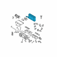 OEM BMW Evaporator Diagram - 64-11-9-238-655