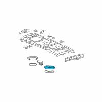 OEM 2009 Dodge Grand Caravan Lamp-Dome And Reading Diagram - YQ85DW1AA