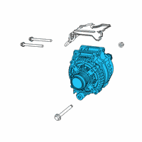 OEM 2020 Jeep Cherokee Generator-Engine Diagram - 56029740AA