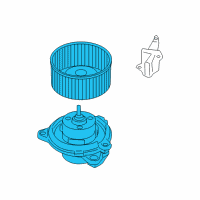 OEM Ram Motor-Blower With Wheel Diagram - 5161007AB