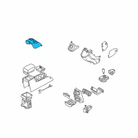 OEM 2010 Kia Rondo Cup Holder Assembly Diagram - 846701D401S8