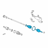 OEM Honda JOINT SET, OUTBOARD Diagram - 44014-SDC-A02