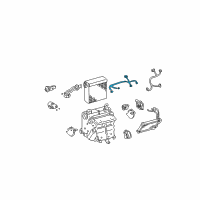 OEM Lexus Harness Sub-Assy, Wiring Air Conditioner Diagram - 88608-3A021