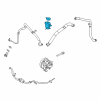 OEM 2013 Ford Edge Reservoir Assembly Diagram - CT4Z-3E764-A