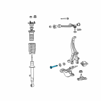 OEM 2018 Lexus IS300 Bolt, FLANGE Diagram - 90105-14166