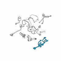 OEM Cadillac DeVille Harness Asm, Steering Column Wiring(W/Coil Hard-Wired Into Harness) Diagram - 26090838