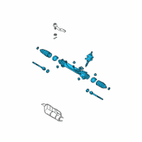 OEM 2006 Toyota Solara Gear Assembly Diagram - 44250-AA011