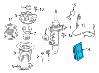 OEM 2022 BMW M8 CONTROL UNIT FOR VDP Diagram - 37-14-8-845-508