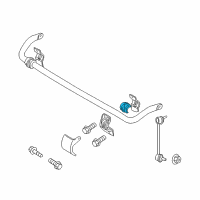 OEM 2014 Chrysler 300 BUSHING-STABILIZER Bar Diagram - 4895750AC