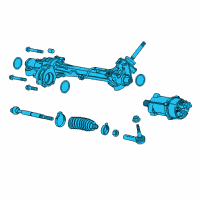 OEM 2015 Chevrolet Camaro Gear Assembly Diagram - 23207196