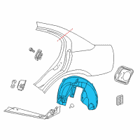 OEM Dodge Charger Shield-Splash Diagram - 68205939AE