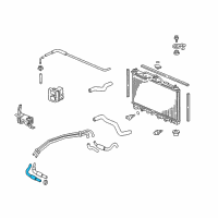 OEM 1998 Acura TL Hose (435MM) Diagram - 25216-PY3-901