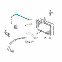 OEM 1997 Acura RL Tube, Reserve Tank Diagram - 19104-P5A-000