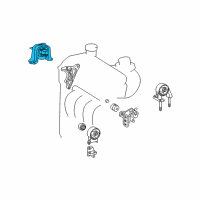 OEM Scion Side Mount Diagram - 12305-21060