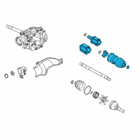 OEM 2009 Cadillac STS CV Joints Diagram - 88957232