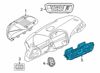 OEM BMW 230i AIR CONDITIONING CONTROL Diagram - 64-11-9-855-405