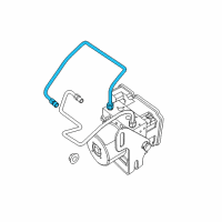 OEM Jeep Grand Cherokee Tube Assembly-Master Cylinder To HCU Diagram - 5154205AB