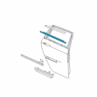 OEM 2004 Chrysler Pacifica WEATHERSTRIP-Rear Door Belt Diagram - 5054119AG