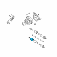 OEM Ford Outer Boot Diagram - 2L1Z-4A331-BA
