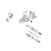 OEM Mercury Mountaineer Axle Seals Diagram - 5L1Z-4A109-A