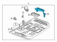 OEM 2022 Chevrolet Tahoe Antitheft Module Diagram - 23298802