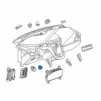 OEM 2017 Chevrolet Impala Instrument Light Rheostat Diagram - 22865340