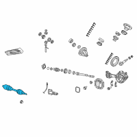 OEM Ram Boot Pkg-Half Shaft Diagram - 5191038AA