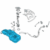 OEM 2020 Hyundai Kona Electric Tank Assembly-Fuel Diagram - 31150-J9500