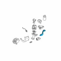 OEM Pontiac Pipe Asm-EGR Valve Outlet Diagram - 24508445