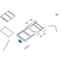 OEM 2012 Nissan Sentra Motor Assy-Sunroof Diagram - 91295-ET010