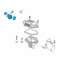 OEM 2012 Chrysler 300 Clean Air Duct Diagram - 5038430AF