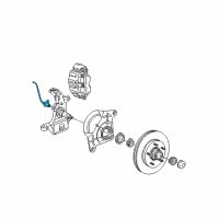 OEM 2000 Ford F-150 Speed Sensor Diagram - XL3Z-2C204-BC